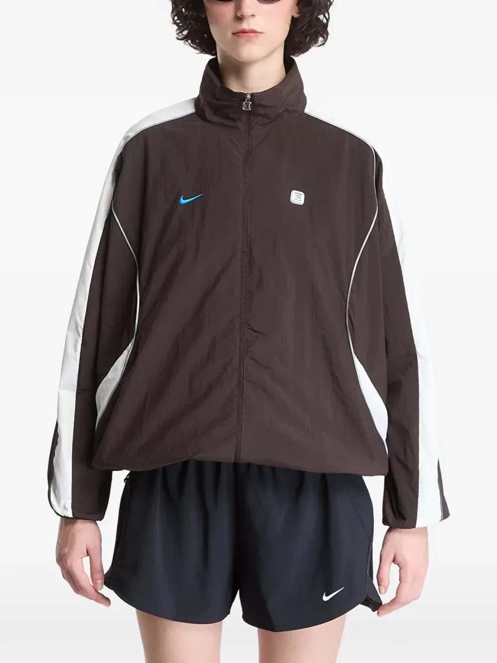 Тканая спортивная куртка Nike, коричневый