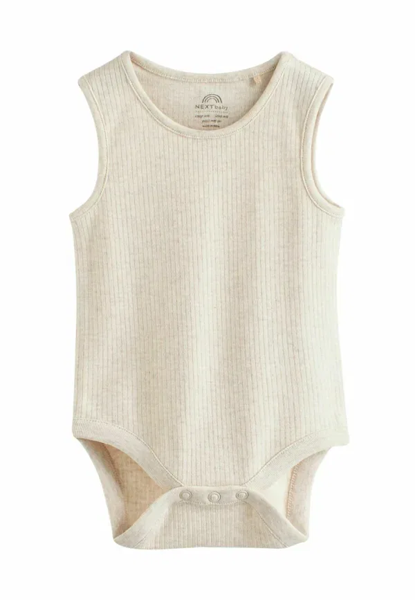 Боди без рукавов мальвовый узор Regular fit 5 pack Next, Neutral, нейтральный — фото 2