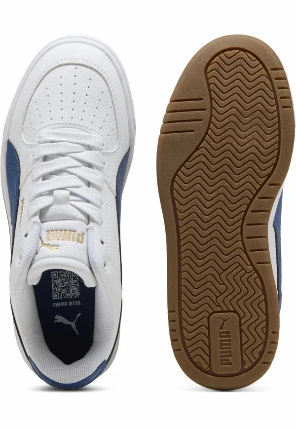 Кроссовки из искусственной кожи Caven iii jr unisex Puma, белый, clyde royal gum — фото 3