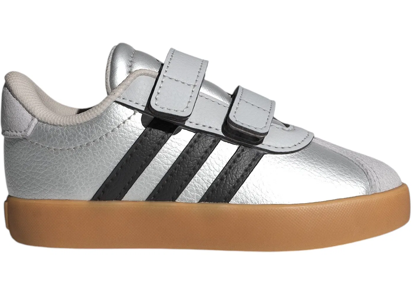 Детские кроссовки Lifestyle VL Court 3.0 Adidas, Silver Metallic Core Black Light Solid Grey
