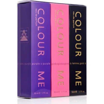 Парфюмерный набор Colour Me Pink/Purple/Gold Femme Triple Pack, 3 x 50 мл