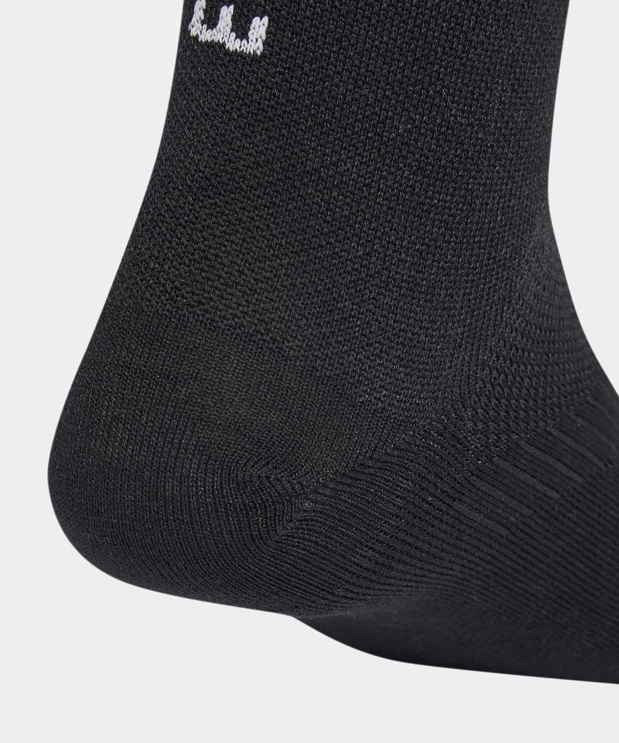 Мужские/Женские носки-крю с принтом, модель Running Message Adidas, Black — фото 4