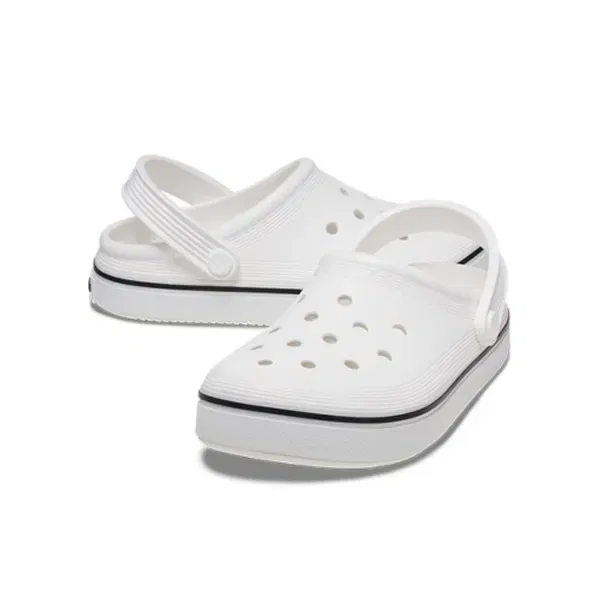 Сандалии-кроксы детские открытые белые, Crocs — фото 4