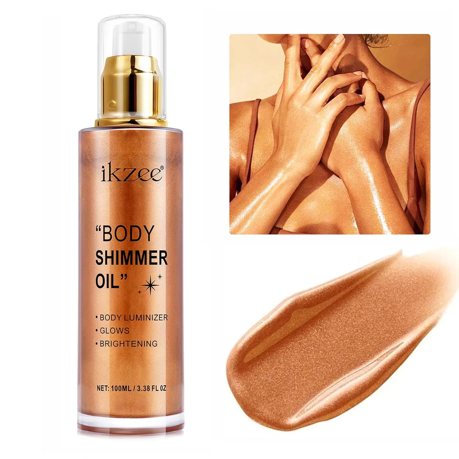 Масло для тела UCANBEMAKEUP Brightening Body Oil, 100 мл
