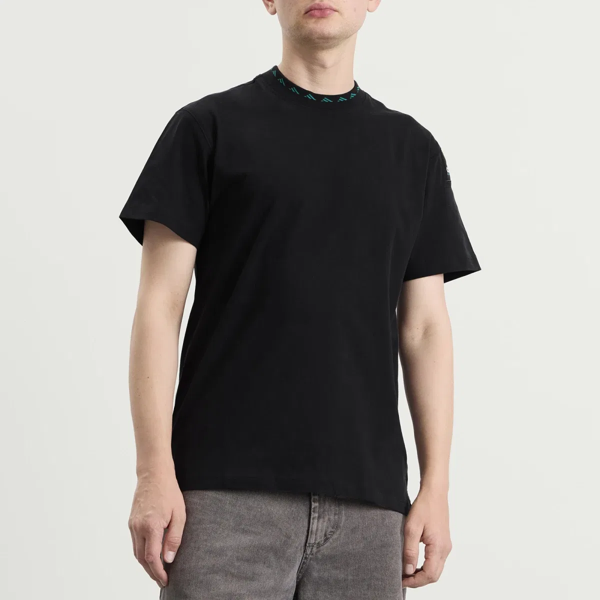 Футболка с длинным рукавом No Wash Logo T-Shirt Adidas, Black — фото 2