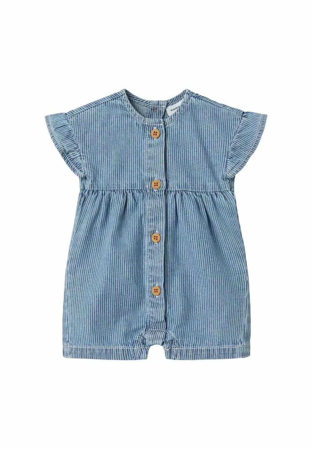 Джинсовый комбинезон-плейбоюб Name It, Medium Blue Denim — фото 3