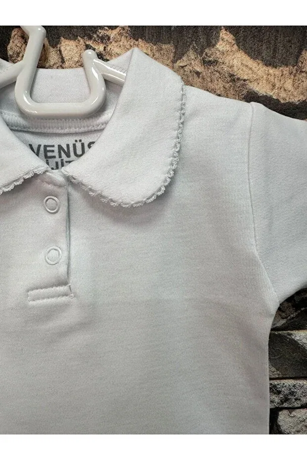 Детское боди для девочек хлопковый Venüsdijital, White — фото 3