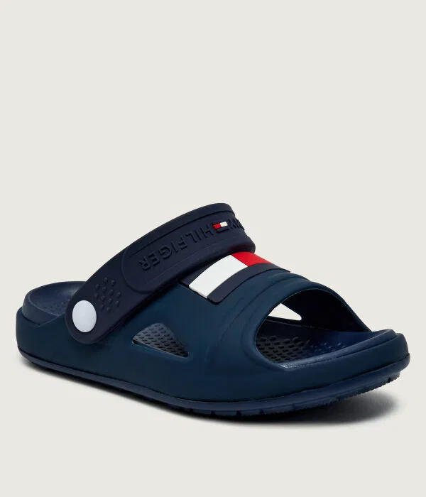 Детские босоножки для девочек Tommy Hilfiger, Blu Marino — фото 4