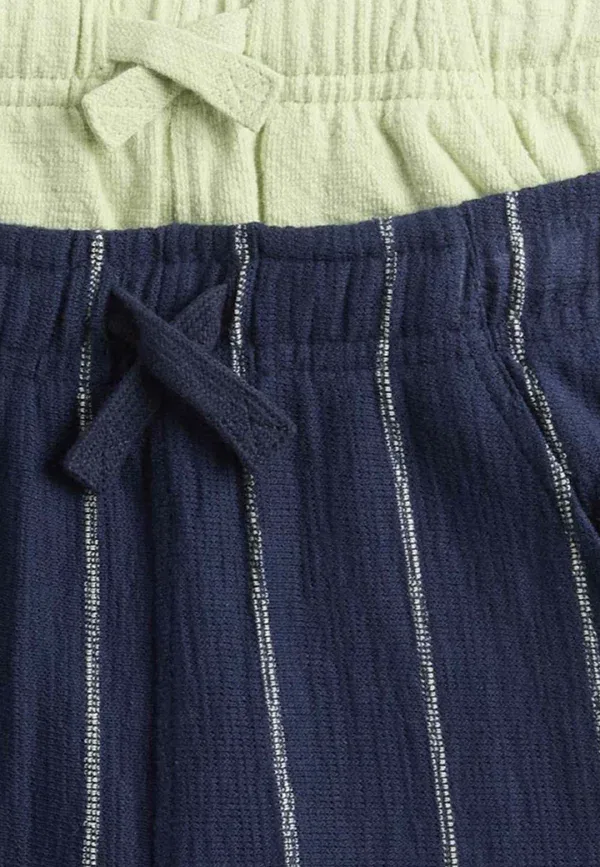 Комплект из 2 брюк спортивных, хлопок, tracksuit bottoms, Marks & Spencer, темно-синий mix — фото 3