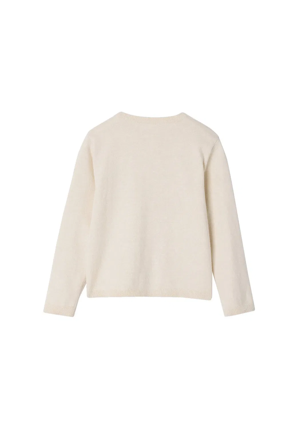 Основы спортивной рубашки Mädchen oeko-tex - кардиган Vertbaudet, Beige Meliert — фото 2