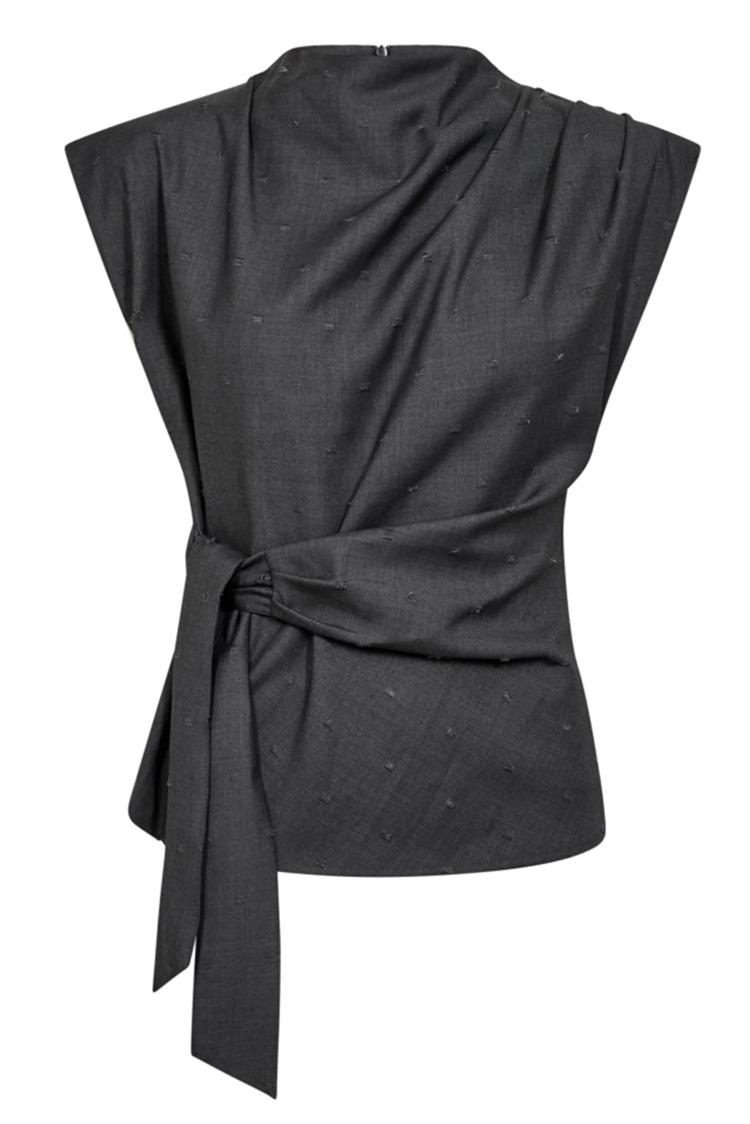 

Топ Co'Couture SagaCC Pleat, темно-серый