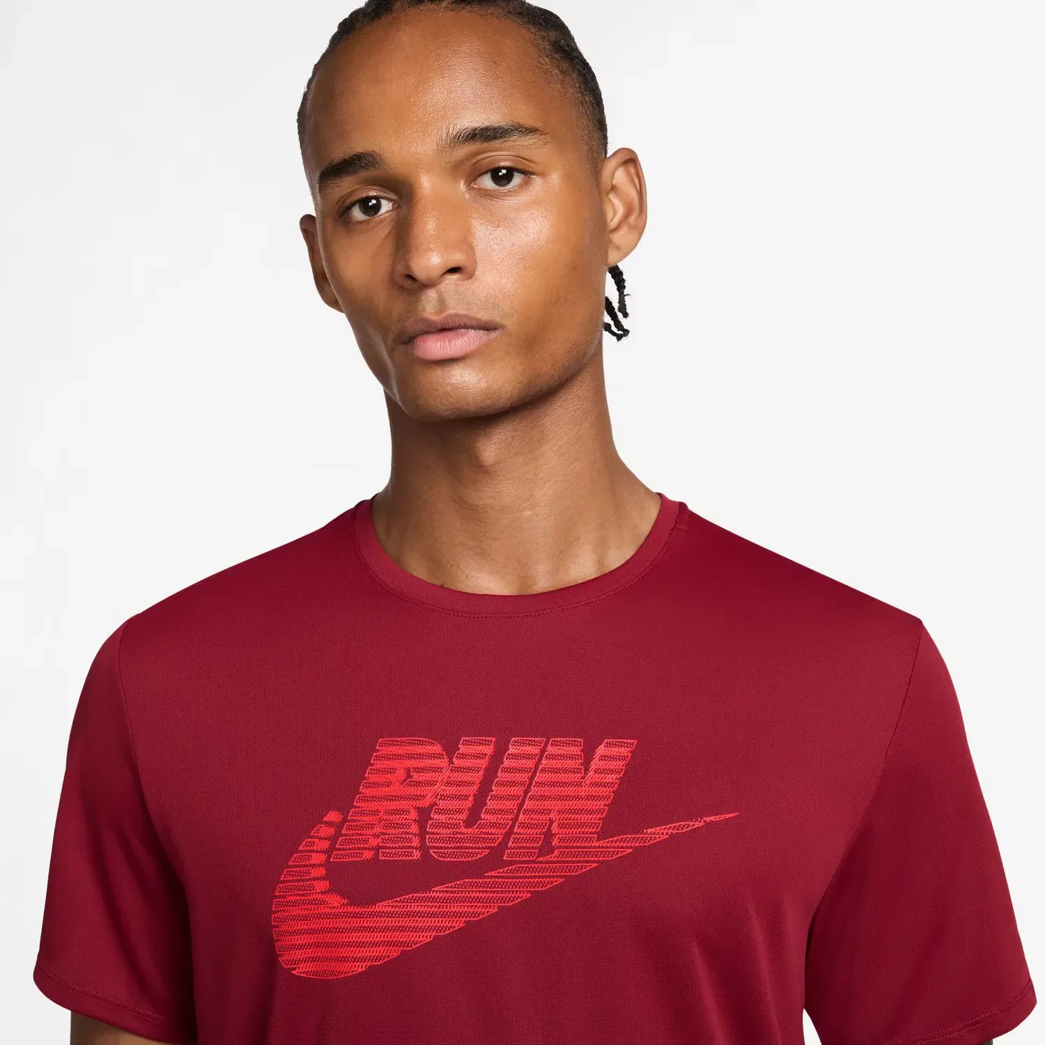 Мужская футболка с длинным рукавом Nike, Красный — фото 3