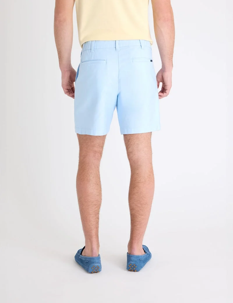 Мужские шорты U.S. Polo Assn. 7" Comfort Waist Faux Knit, голубой — фото 2