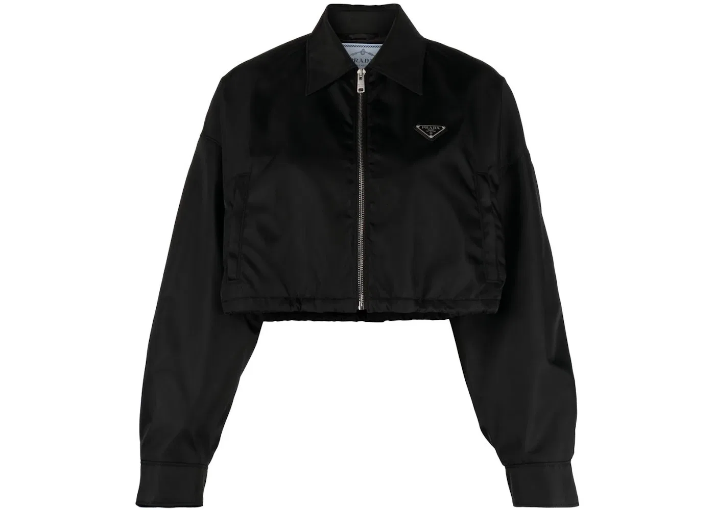 Женская куртка-бомбер укороченная Prada, Black