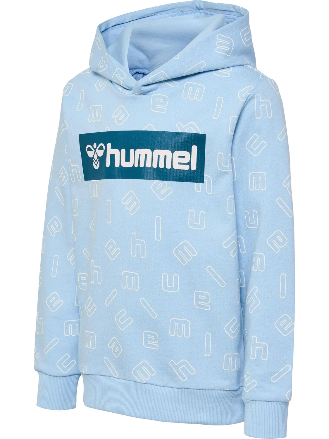 Детское худи с принтом Hmlflow Hummel, Azurblau Hellblau