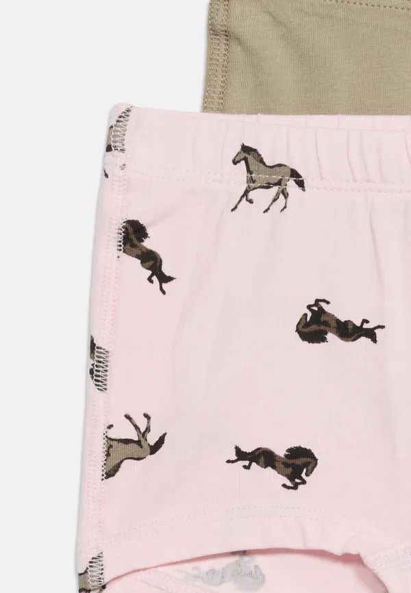 Комплект из 3 трусов хлопок Nmftights ballerina horse Name It, Pink, розовый — фото 4