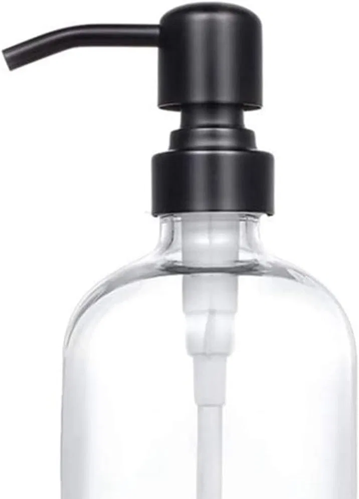 Мыло в стеклянной бутылке с дозатором, Gkhowiu, 2 шт, 652 г — фото 4