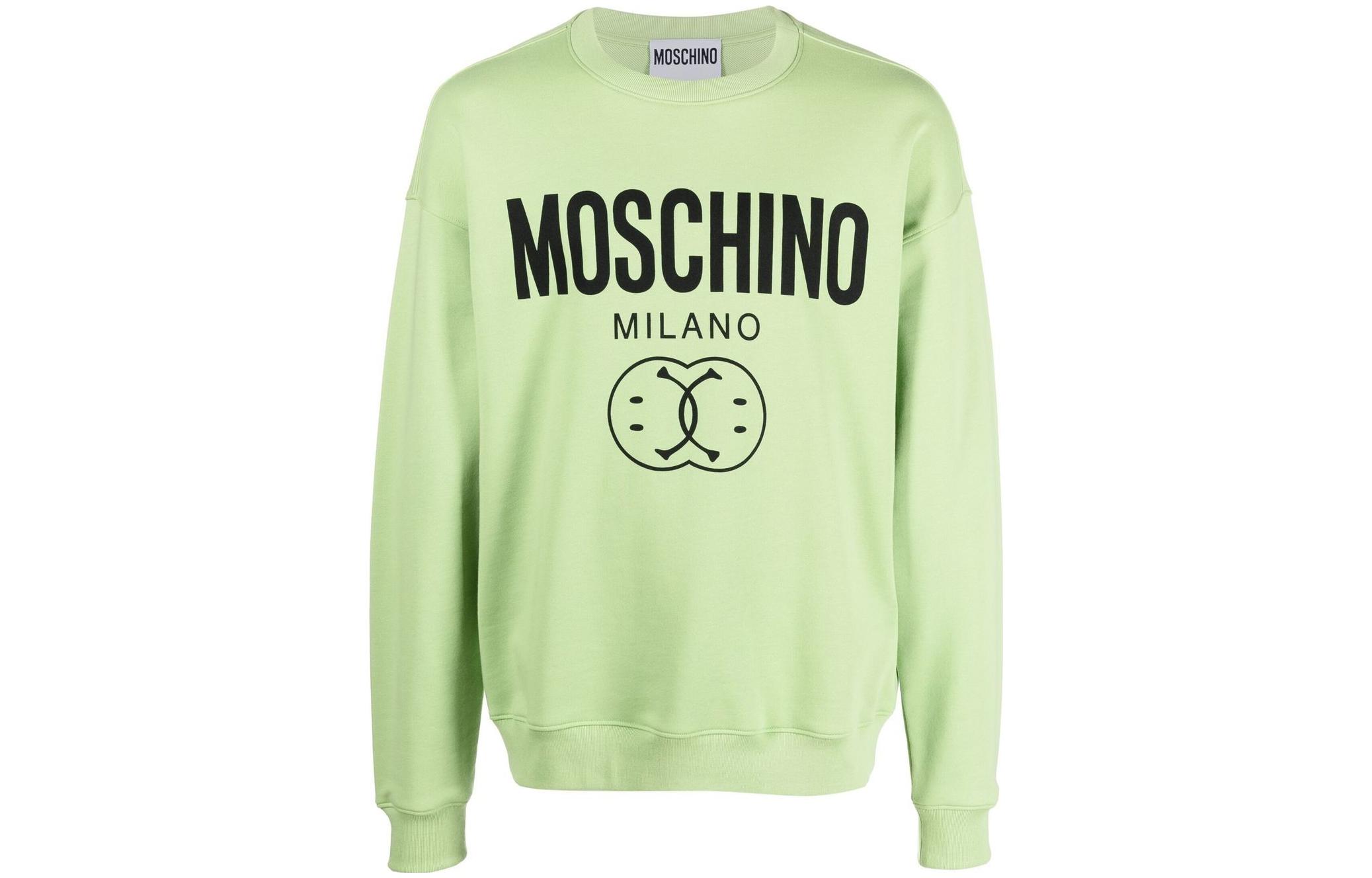 

MOSCHINO Толстовка мужская светло-зеленый