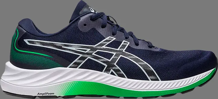 

Кроссовки gel excite 9 'midnight green' Asics, синий