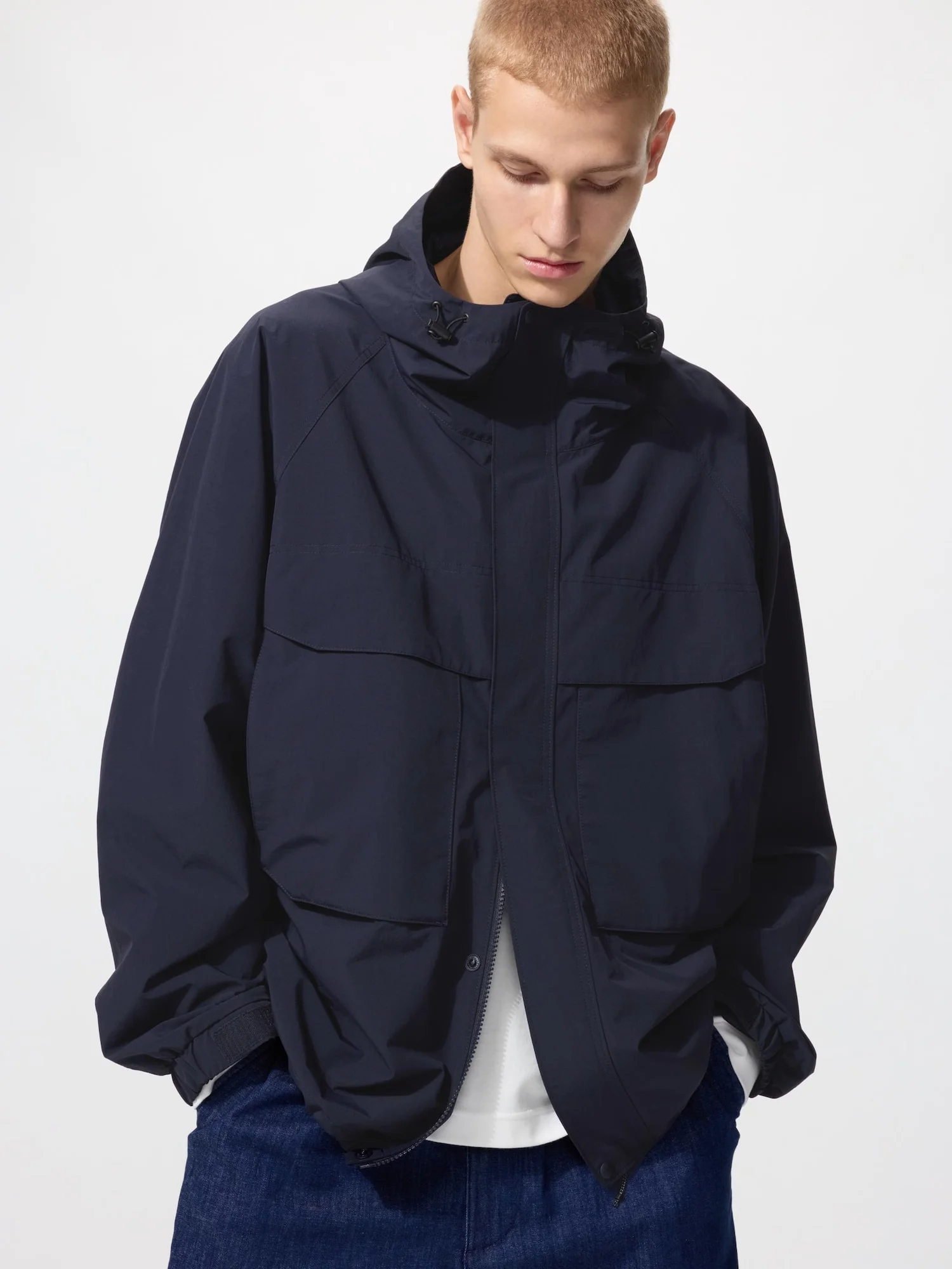 Ветровка Uniqlo Unisex, 69 темно-синий — фото 2