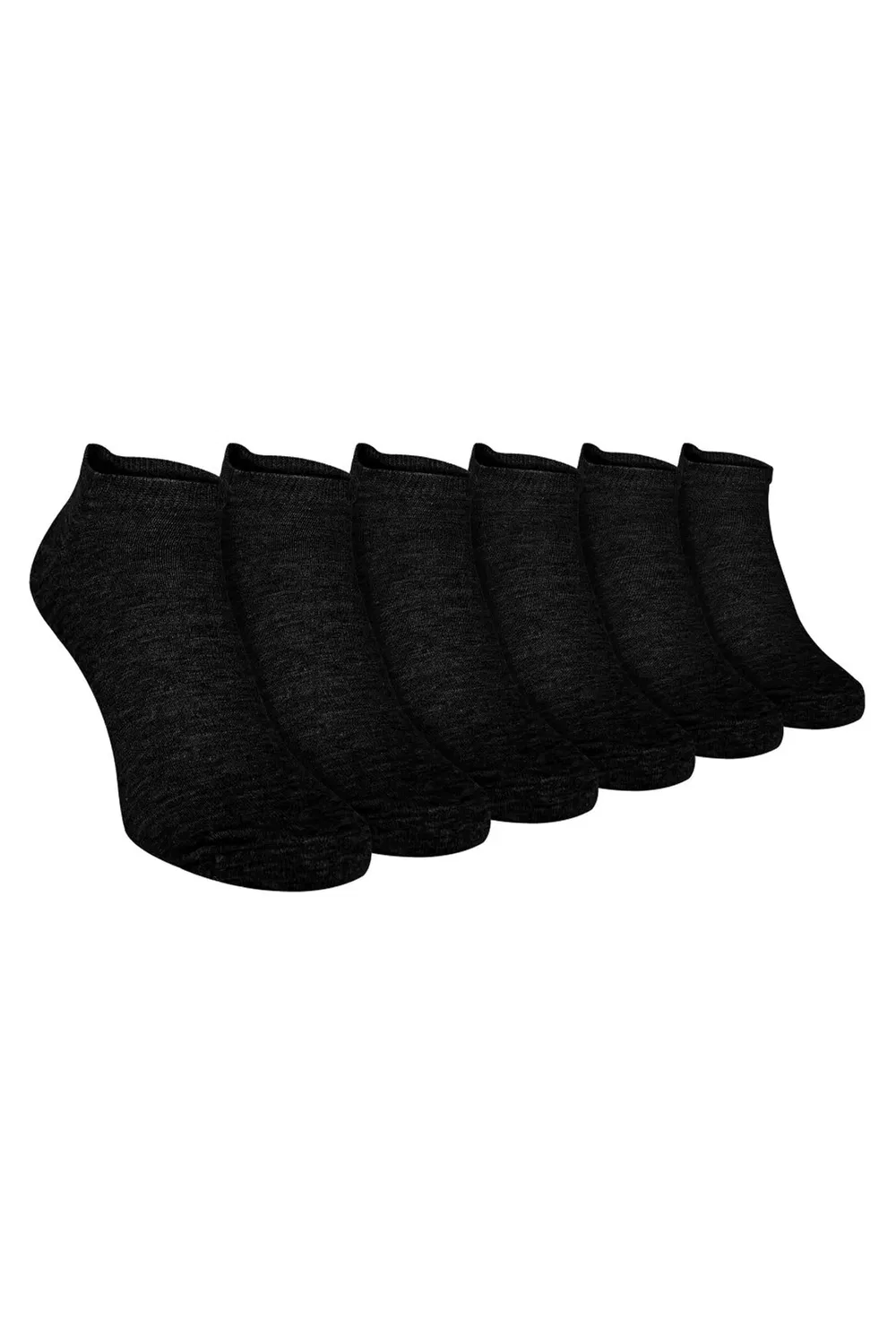 Детские хлопковые носки для кроссовок 6 пар Cihat Sock Snob, Black