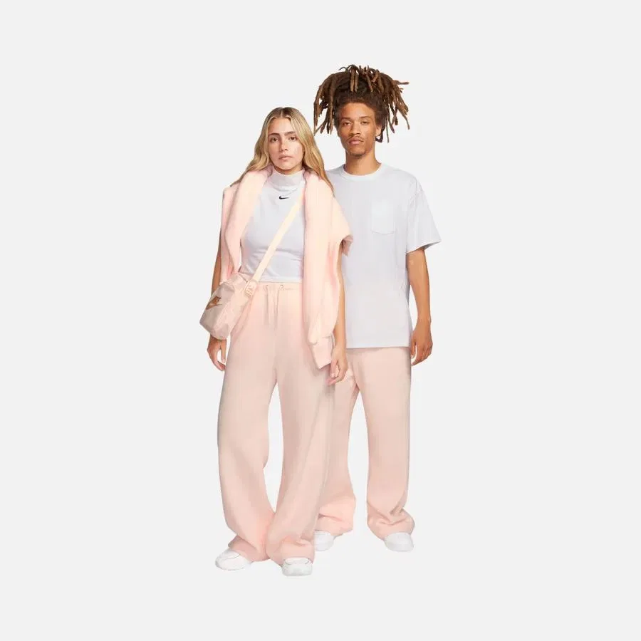 Спортивные брюки Nike Sportswear Plush Pack Wide Legs, Розовый — фото 3