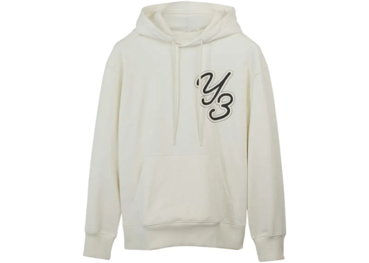 Мужская худи с принтом Y-3 Graphic Logo Adidas, Off White