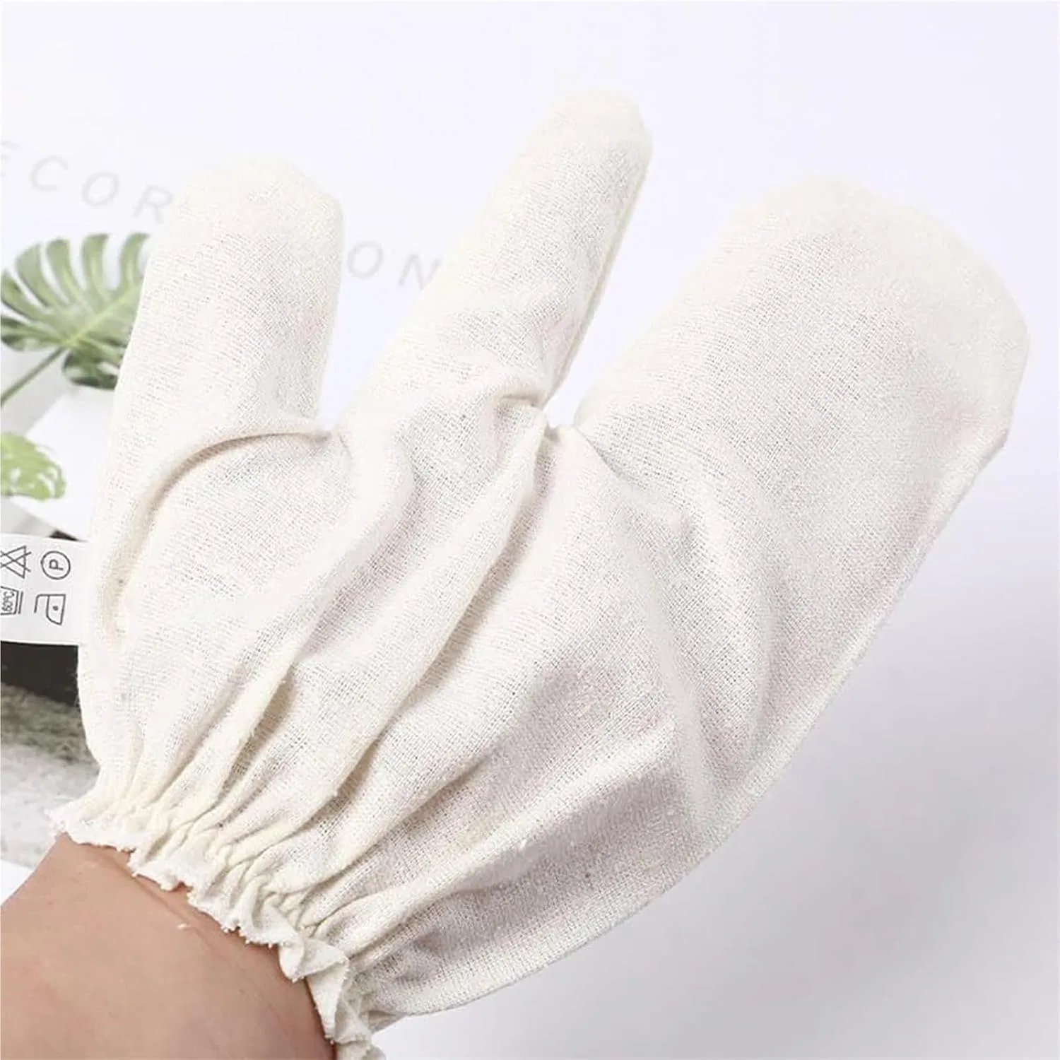 Массажные перчатки из шелка, LOKORI, скребок в комплекте, 22.5 x 20 см, Only 1 Pcs