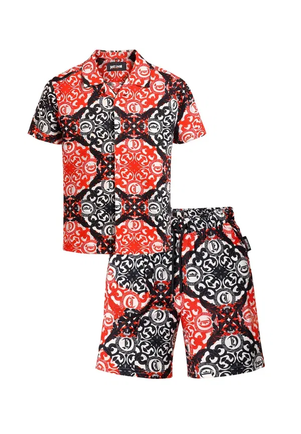 Полный комплект - шорты Just Cavalli, красный