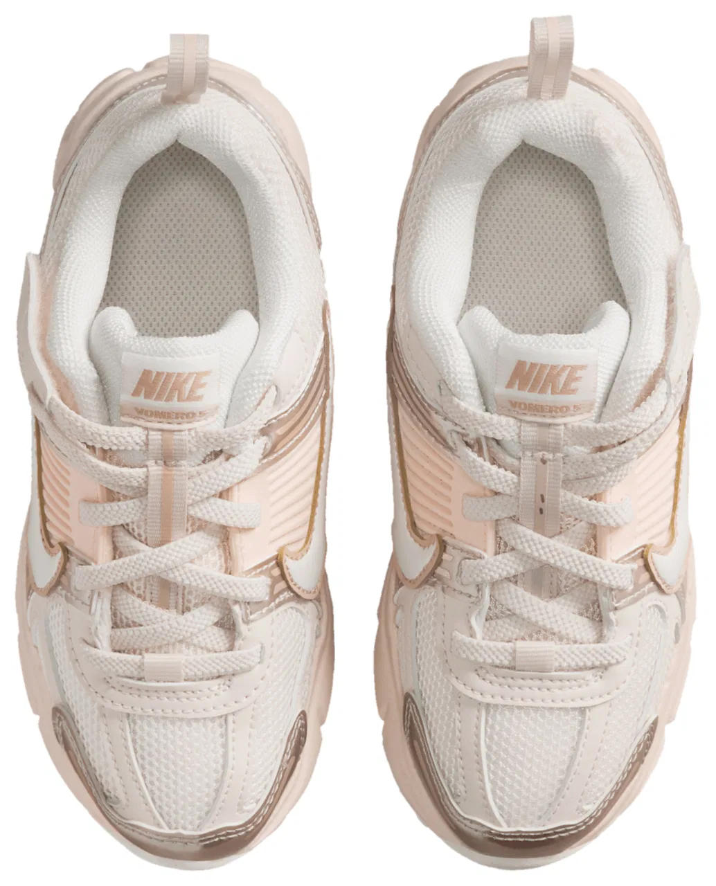 Кроссовки для мальчиков Nike Vomero 5, цвет Chalk/Chalk/Sail — фото 4