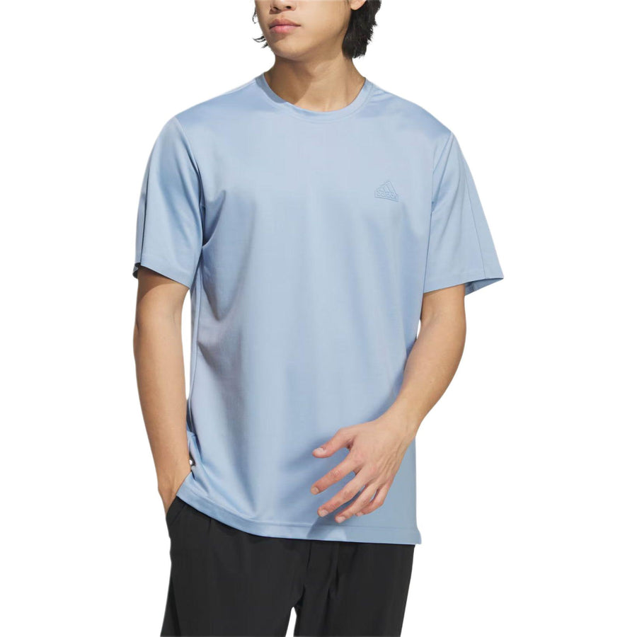Футболка adidas Sport Casual Cooling Solid Color Crew Neck T-Shirt Asia Sizing 'Teal' — фото 2