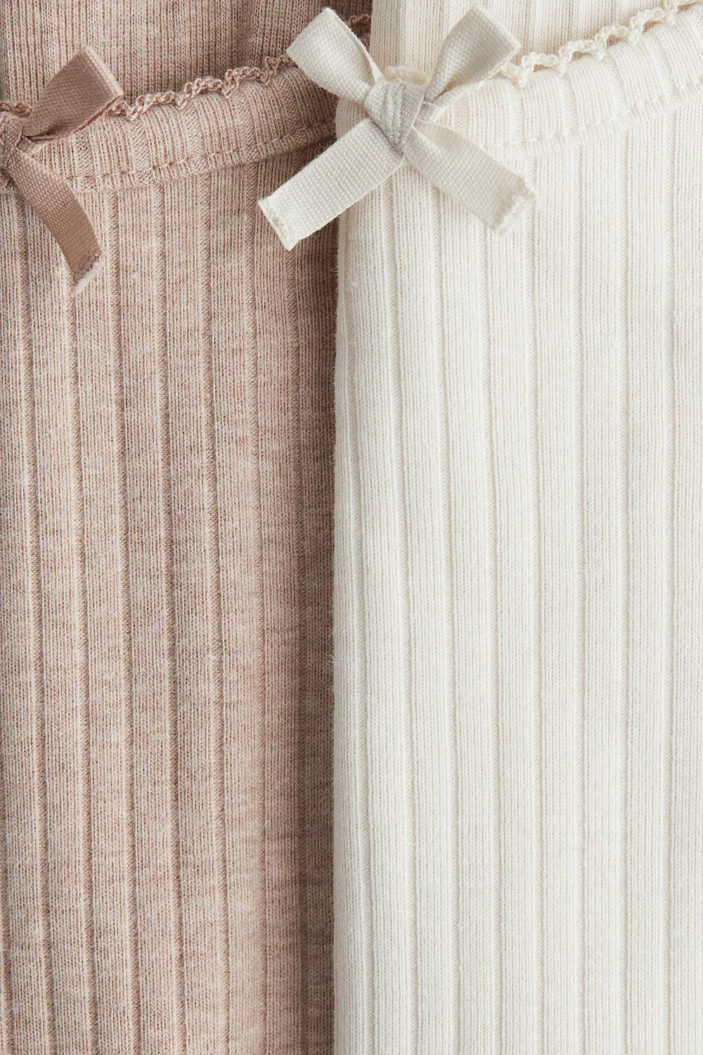 2 хлопковые рубашки в упаковке H&M, Hellbeige/Beige — фото 2