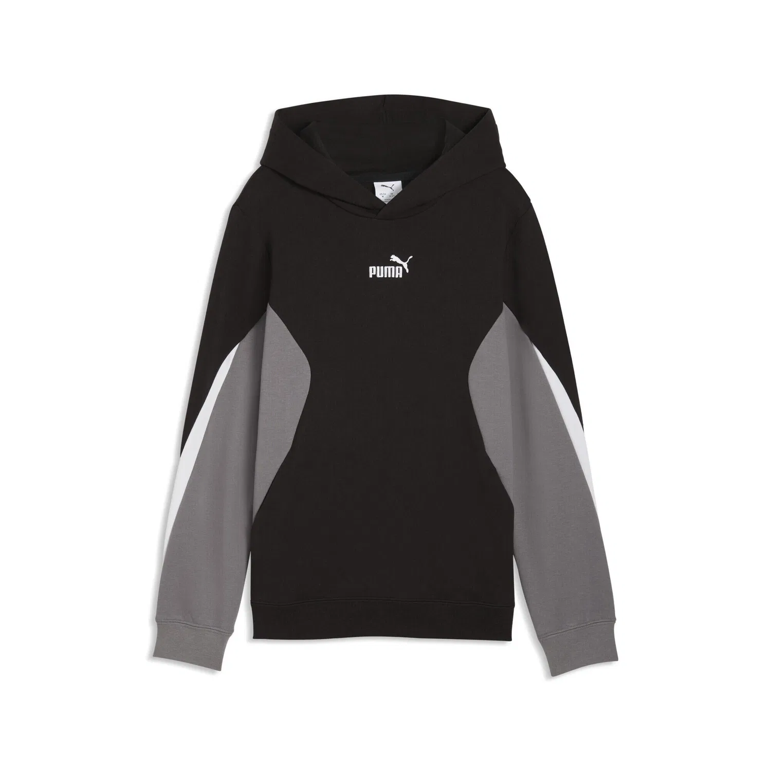 Детское худи с капюшоном Essentials Block Hoodie Puma, Schwarz