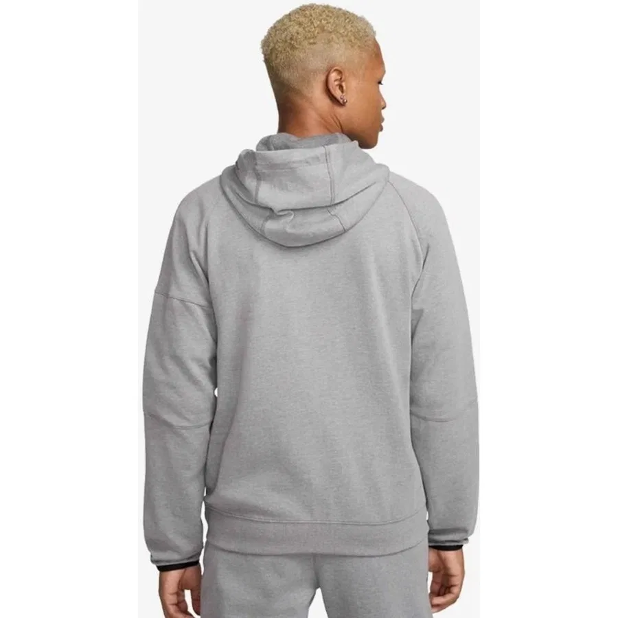Свитшот мужской с капюшоном Tech Fleece Full-Zip Nike, Серый — фото 3