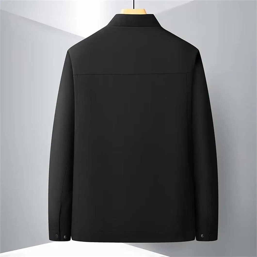 Мужская джинсовая куртка, плюс сайз, M-4XL, чёрный — фото 2