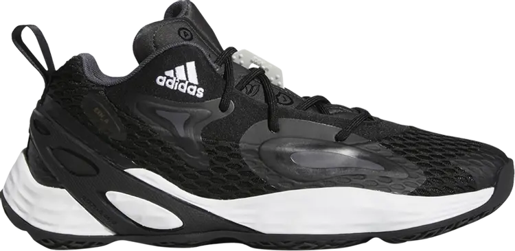 

Кроссовки Adidas Exhibit A 'Black White', черный
