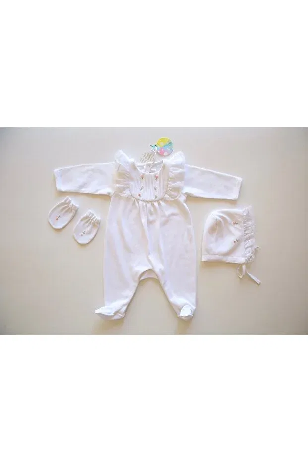 Детский комплект из 3 предметов Candy model Hcb Giyim, White