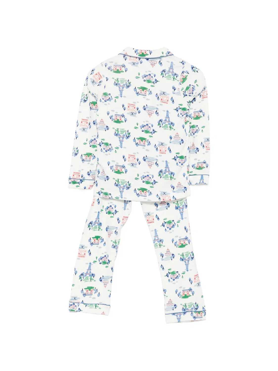Пижама с графичным принтом Petit Bateau, белый — фото 2