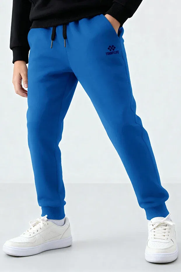 Детские спортивные штаны для мальчиков с манжетами Saks standard fit cuffed slim boys' tracksuit bottom Tommy Life, Saks — фото 3