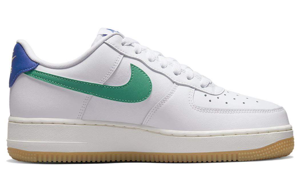 Кроссовки Nike Air Force 1 Low '07, белый/зеленый — фото 2