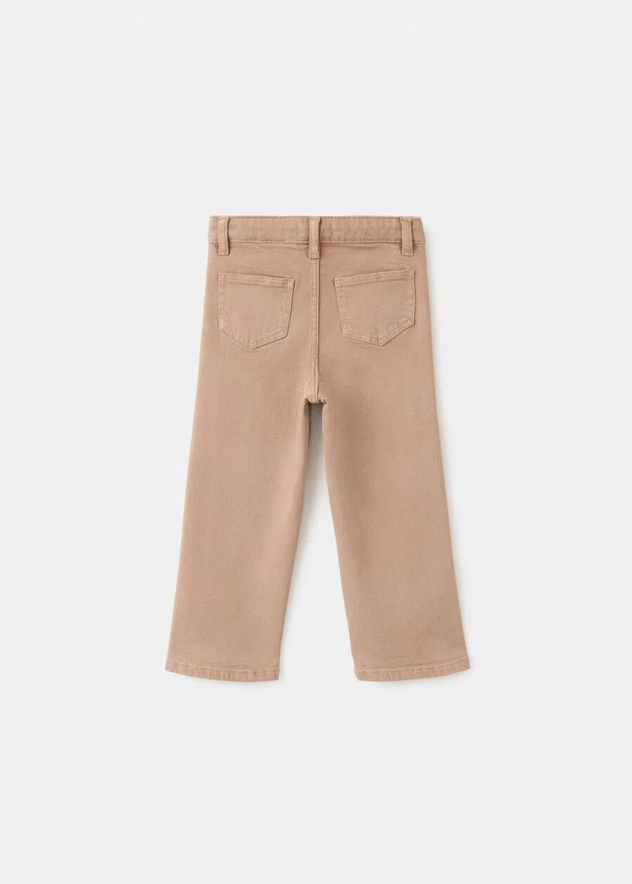 Детские джинсы MANGO KIDS Regular Jeans 'SEAMLESS' цвета мокко — фото 2
