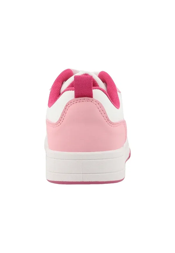 Кроссовки из кожзаменителя Kappa, Rose White Pink, белый/розовый — фото 3