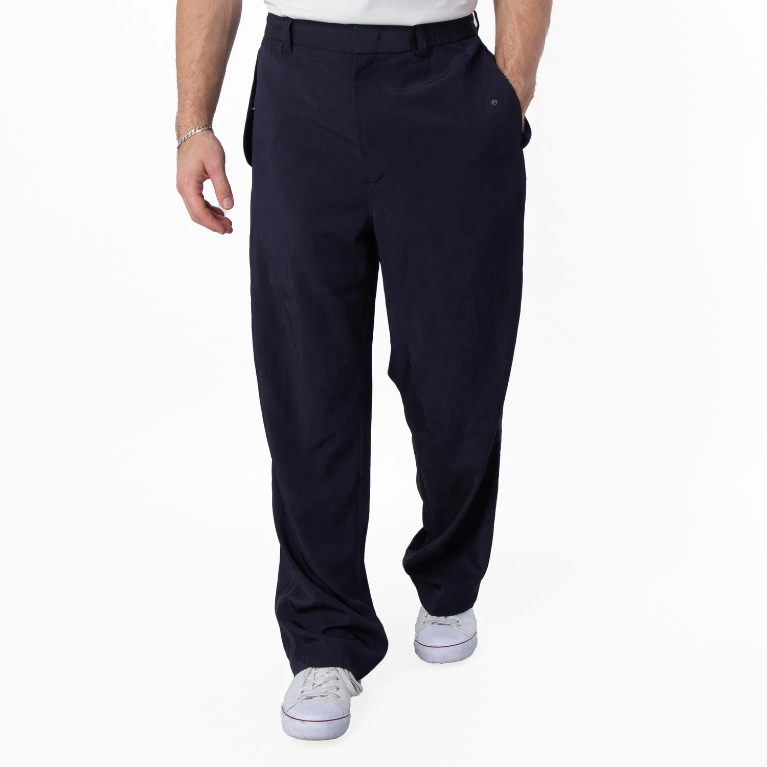 Брюки с эластичным поясом Elasticated Waist Trouser Emporio Armani, Iconico 0920 Blu Navy Ea