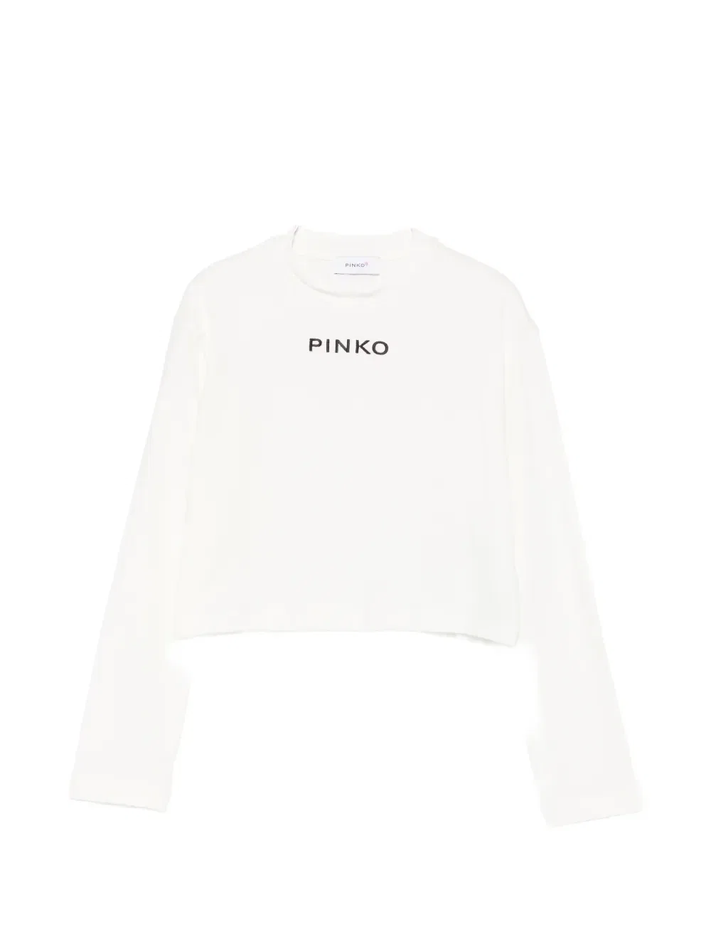 Футболка с вышитым логотипом Pinko Kids, белый