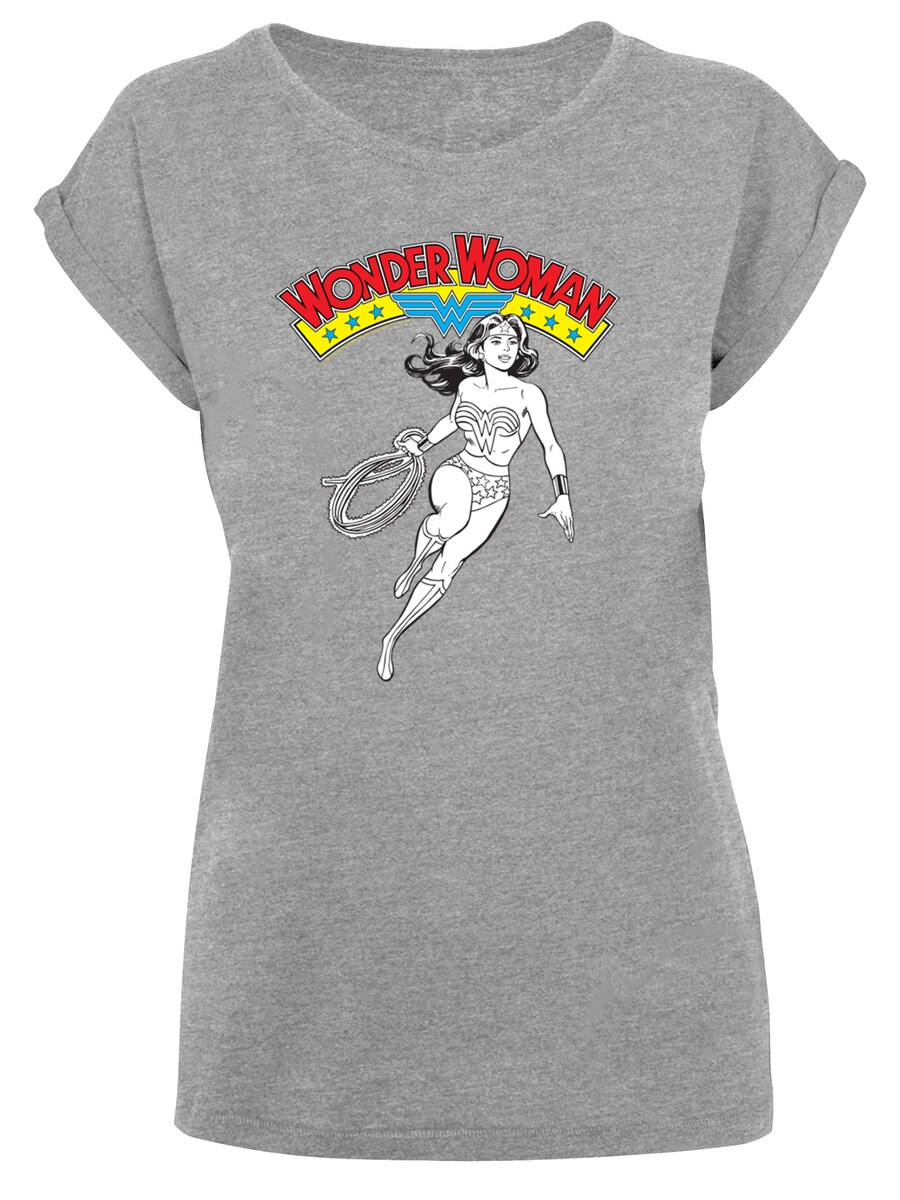 

Рубашка F4NT4STIC DC Comics Wonder Woman Lasso, серый