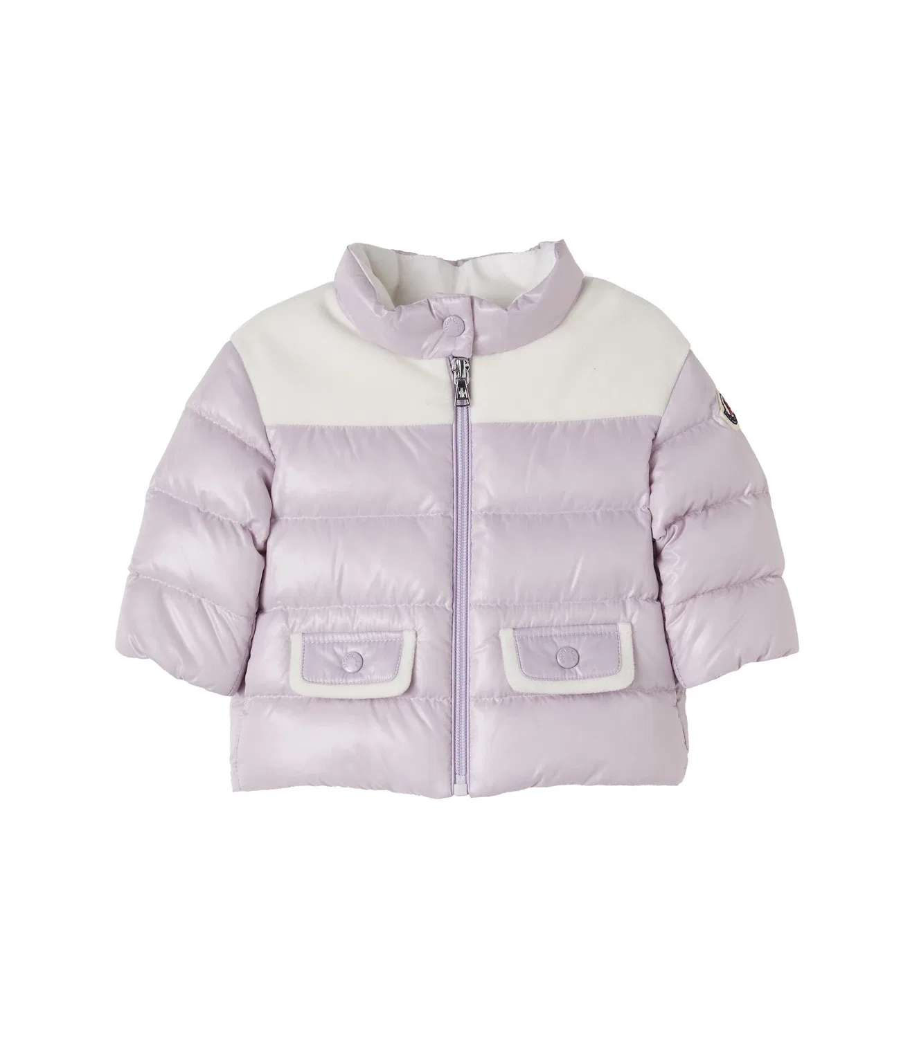 Пуховик с наполнителем Moncler Enfant, Lilac