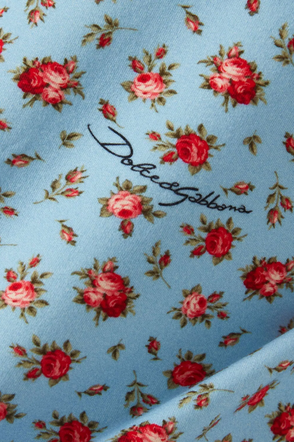 Платье с принтом хлопковое Dolce & Gabbana — фото 3
