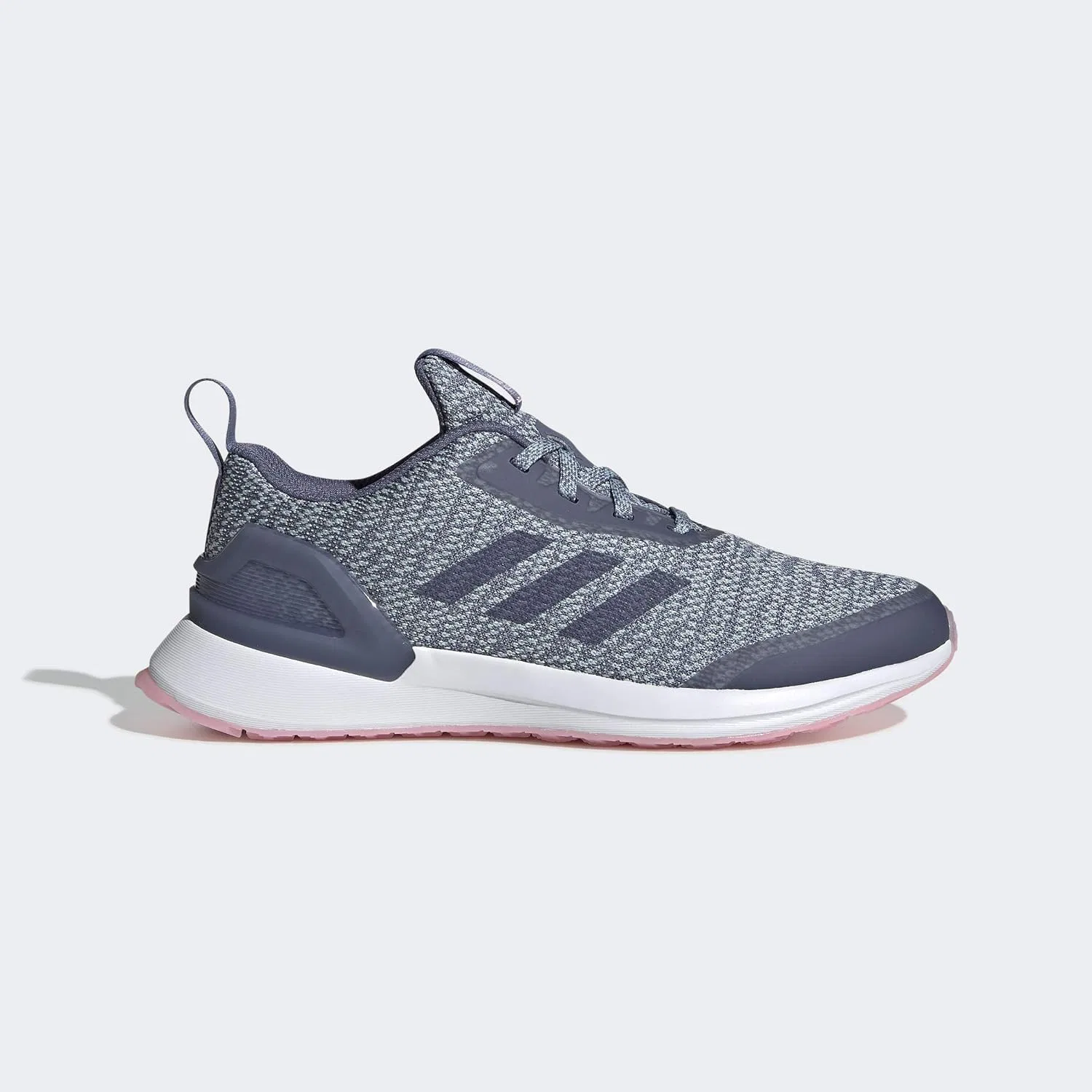 Детские кроссовки для мальчиков RapidaRun Knit adidas, Raw Indigo/Ash Grey/True Pink — фото 3