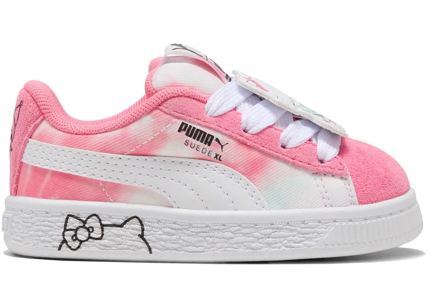 Детские кроссовки с замшевым верхом Puma Suede XL Puma, Magic Rose/Peaceful Blue