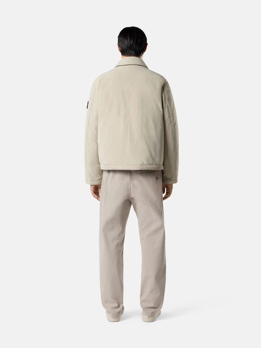 Мужская утеплённая куртка Stone Island With Anti-drop, песочный — фото 3